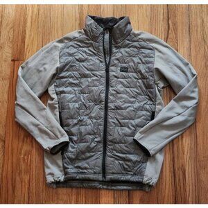 Helly Hansen Lifaloft Insulated Jacket Grey RTL $215 Packable Lightweight Large